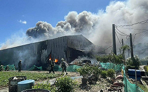 社子島工廠大火 北市：濃煙影響士林、北投、五股、八里 佩戴口罩關門窗 