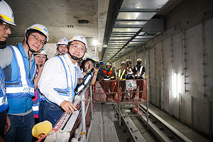 捷運萬大中和線進度逾75% 侯友宜:力拚2027年底完工