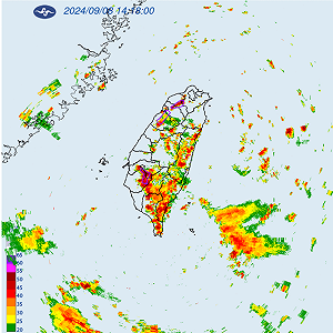 19縣市大雨特報!氣象署:6縣市大雷雨持續一小時