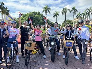 江啟臣、楊瓊瓔要打造台中為自行車代名詞  在地企業相繼力挺