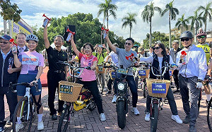 江啟臣、楊瓊瓔要打造台中為自行車代名詞  在地企業相繼力挺