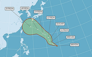 外出要帶傘！熱帶低壓通過台灣東北方降雨機率高、颱風恐接力生成