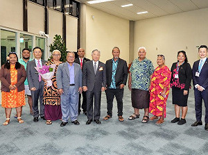 吐瓦魯國國會議長率團訪台 外交部誠摯歡迎