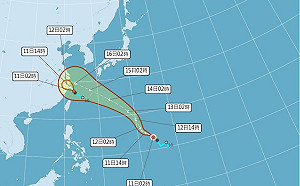 輕度颱風｢貝碧佳｣成形！全台多雲到晴仍高溫悶熱、明起易有大雷雨