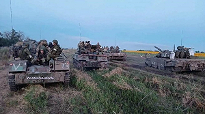 (影) 烏軍「阿基里斯」突襲! 毀俄4步兵戰車1裝甲車 哈爾科夫俄軍也遭重擊