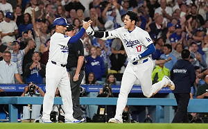 暴力！大谷翔平核彈頭引爆道奇二度單局四轟