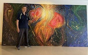 曾獲蔡英文接見 「菊岩燒」陶品創始人蔡正勝高市文化中心開個展