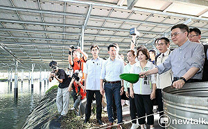 卓揆視察漁電共生宣示農漁優先嚴查不法  黃偉哲:配合發展綠電保護農漁