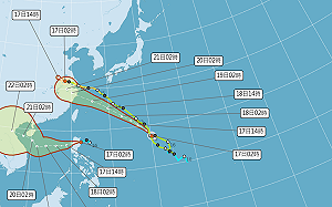 蘇力颱風估今生成！中秋恐｢三颱共舞｣ 氣象署發布5縣市豪大雨特報