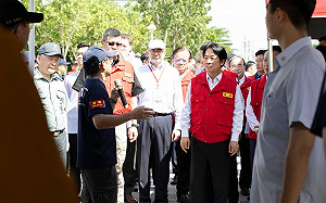 賴清德視導震災動員演練  盼強化台灣全社會防衛韌性