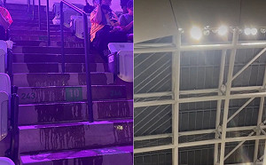 台北大巨蛋漏水問題持續 蔣萬安期限10月底改善