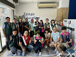 林俊憲偕十餘議員拜訪教師會  協助提升教師福利減輕教學負擔