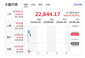 台股開盤》大盤開紅挑戰23000點 分析師:留意個股跌多漲少