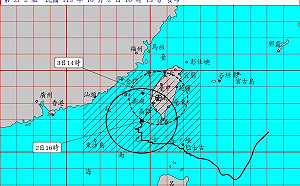 山陀兒明登陸台灣後將迅速減弱 氣象署：恐成第二個死在台灣上空的颱風！  