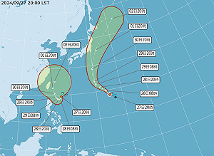 「山陀兒」颱風生成!下週一至週三最靠近台灣、暴風圈恐籠罩全台