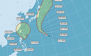 「山陀兒」颱風生成！下週一至週三最靠近台灣、暴風圈恐籠罩全台