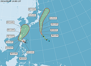 山陀兒颱風持續長胖增強!氣象署:不排除從「恆春半島」登陸