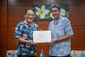 帛琉共和國獨立紀念日30周年 我特使遞交祝賀國書