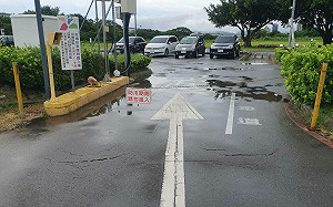 新北明9時起高灘地委外停車場只出不進 水門周邊紅黃線同步開放停車