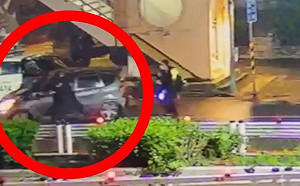 颱風夜拒檢狠撞拖行派出所長劉宗鑫致死！新北女毒蟲棄車逃逸落網