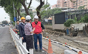 高市府視察校園防颱整備  確保師生出入平安