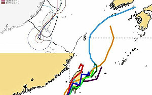 AI模式模擬路徑！颱風恐拖到週三入夜登陸  粉專：不穩天氣持續到週六