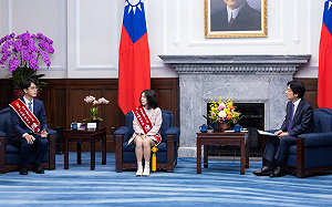 接見十大傑出青年 賴清德：能有熱血投入的事就不虛此生