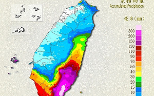 山陀兒打轉還沒登陸！台東縣累積雨量達993毫米居冠 