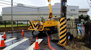 山陀兒來襲 桃園逾6千戶停電 台電增派人力搶修