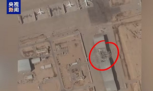 (影) 連中國都不信! 伊朗稱導彈炸毀以2支F-35中隊 機庫破大洞衛星照曝光