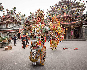 武德宮眾神出廟了  北上抗議？眾神嘉年華會？