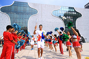 迎世大運聖火 林佳龍指串聯起台灣共同驕傲