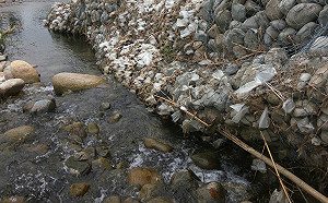 抓到了!  丟太空包汙染大甲溪 業者裁罰