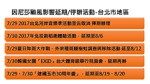 颱風懶人包  北部活動變更看這裡