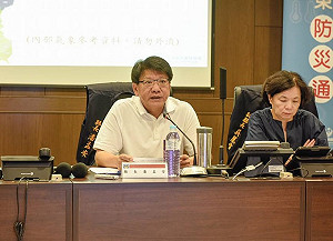 尼莎登陸 潘孟安指示全力做好防颱準備