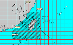 尼莎離開  海棠接力報到強降雨今持續