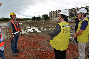 海棠步步逼近  陳菊視察防汛整備