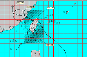 16:40海棠登陸！中、南、東部嚴防風雨