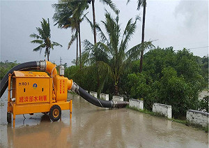 海棠過境279處淹水 出動大型抽水機救災