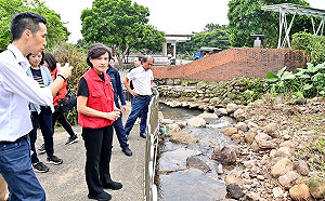 山陀兒肆虐朱銘美術館嚴重淹水  鄭麗君：積極協助修復