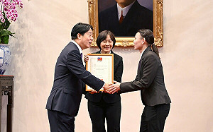 賴清德聘10名無任所大使  羽球球后戴資穎入列