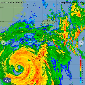 近距離看山陀兒!雷達高清還原登陸過程  氣象署:對流紋路清晰可見