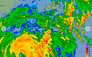 近距離看山陀兒！雷達高清還原登陸過程  氣象署：對流紋路清晰可見