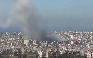 (影) 真主黨100枚火箭彈轟海法 以軍還擊黎巴嫩達西亞 土耳其忙撤僑