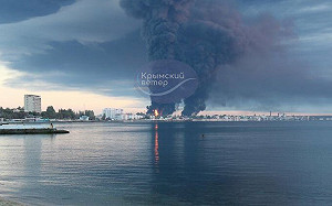 (影) 俄彈藥庫又遭襲！ 北韓砲彈被炸沒了 克里米亞油庫持續燃燒3天