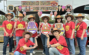 左營萬年季登場  戶政擺攤邀民眾「鬥熱鬧」
