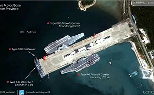 雙航母同時現身三亞港！解放軍 : 可迅速組建中國史上最強大航母編隊
