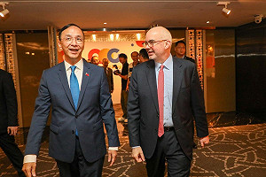 國民黨自辦國慶酒會 朱立倫重申強化國防、溝通交流「2D戰略」