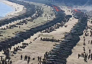 美軍自承彈藥庫亮紅燈! 中國封鎖渤海實彈射擊 試圖威懾美、韓