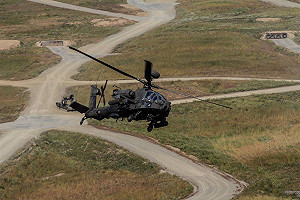 美軍媒:駐韓美軍AH-64可在兩韓邊界16英里訓練場實彈射擊